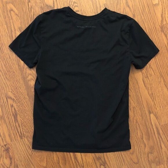 Armani Exchange A|X Black Jeweled Wings Tee Small - Picture 2 of 5